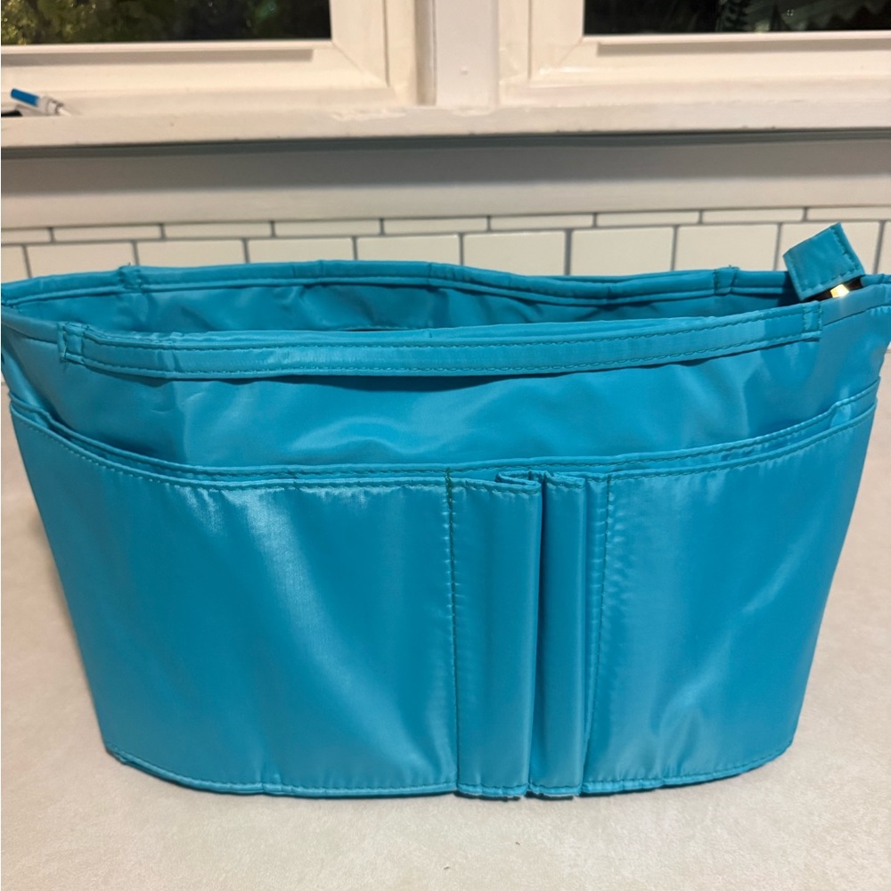 Coach Gramercy Tote Turquoise Bag Organizer Insert.